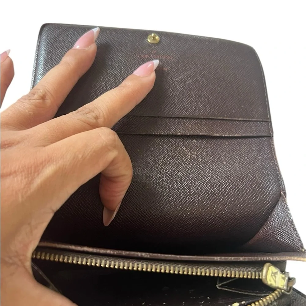 Louis Vuitton Damier Ebene Monogram Wallet - Picture 4 of 4